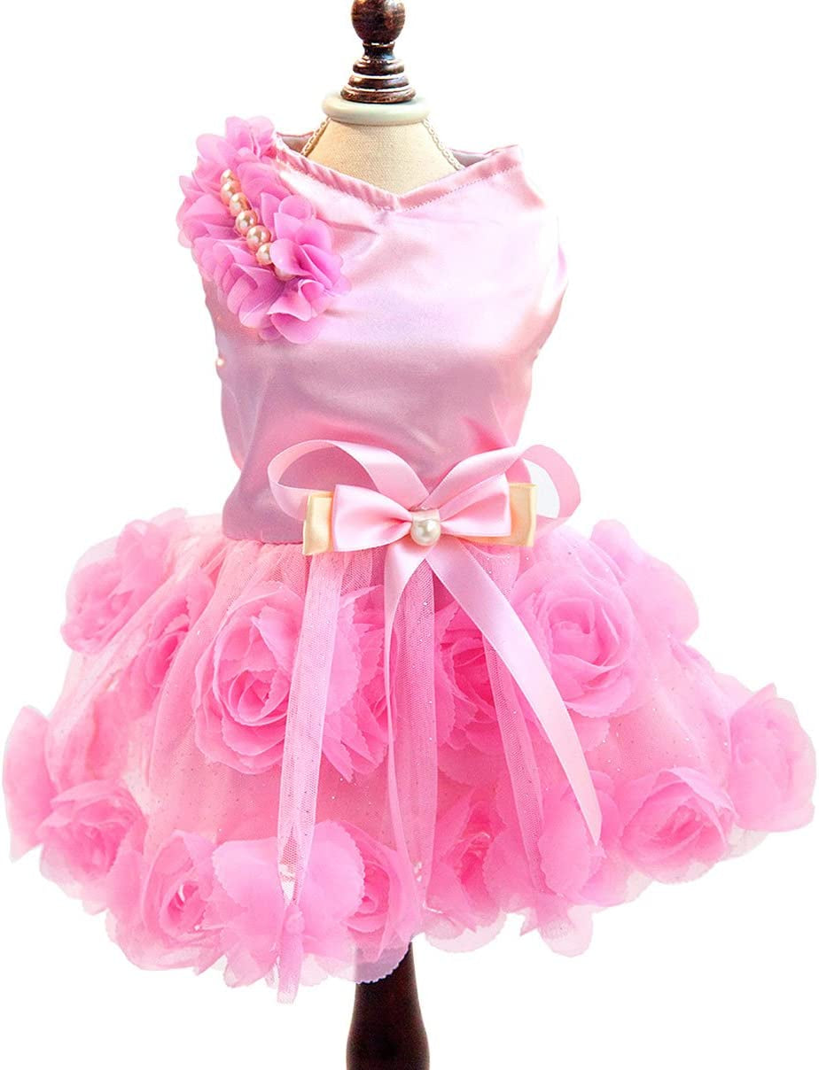 Dog Dress,Dog Wedding Dress,Dog Birthday Dress,Dog Tutu Dress